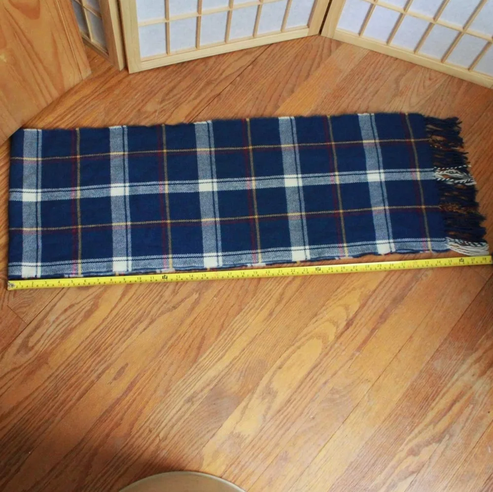 Unknown Brand Plaid Print Unisex Scarf